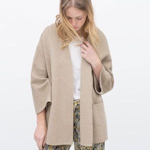 ZARA Woman Premium Handmade Wool Flared Jacket